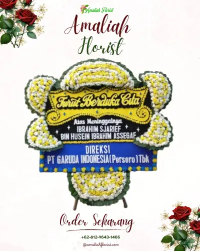 Papan Bunga Duka di Sima